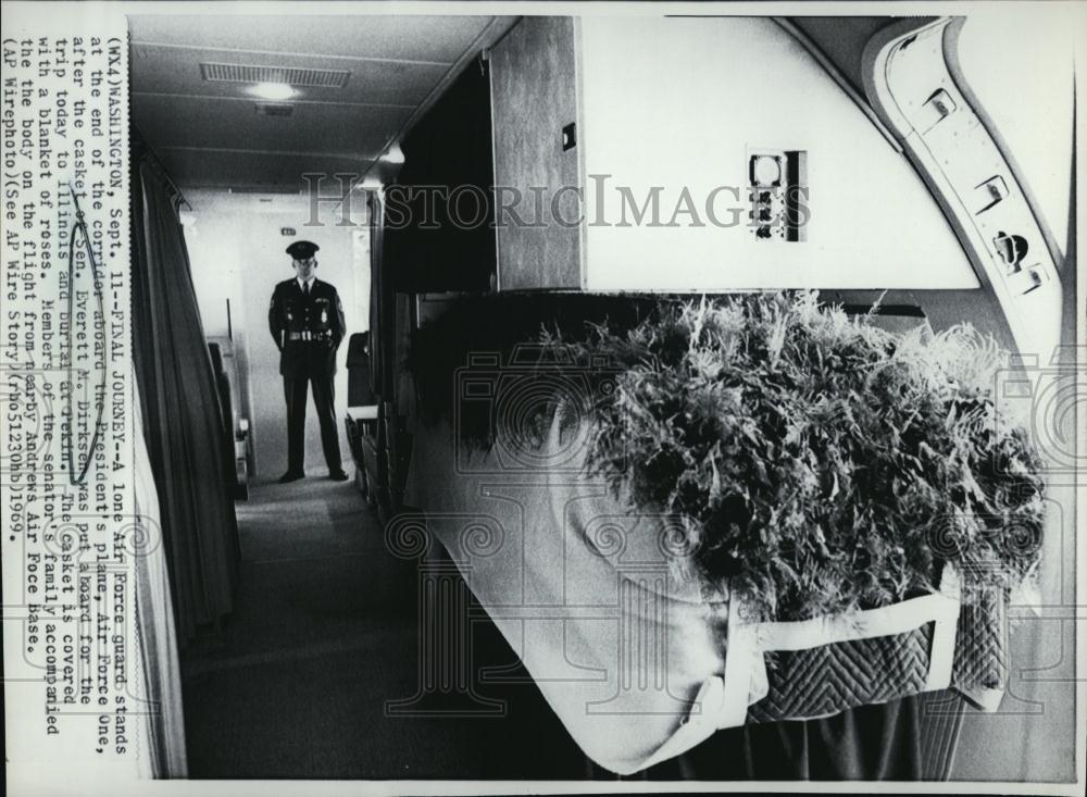 1969 Press Photo Funeral of Senator Everett Dirksen of Ill - RSL07009 - Historic Images