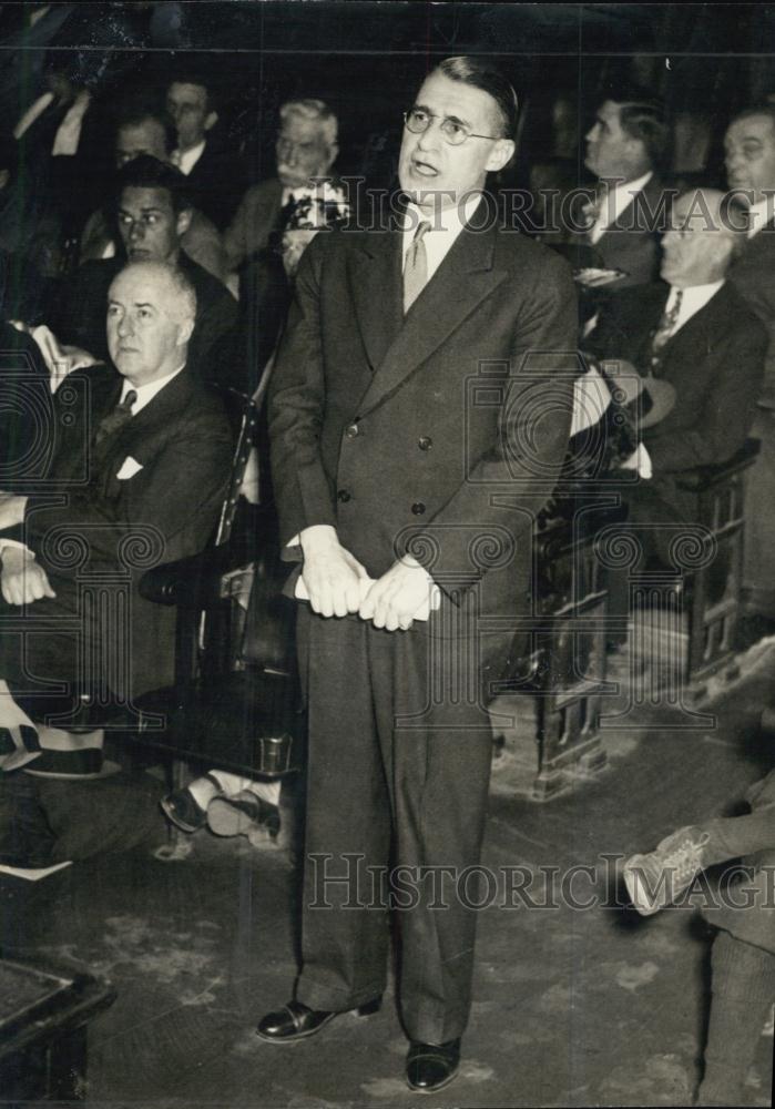 1934 Press Photo Atty Gen Joseph E Warner-State House For Unifications Of Police - Historic Images