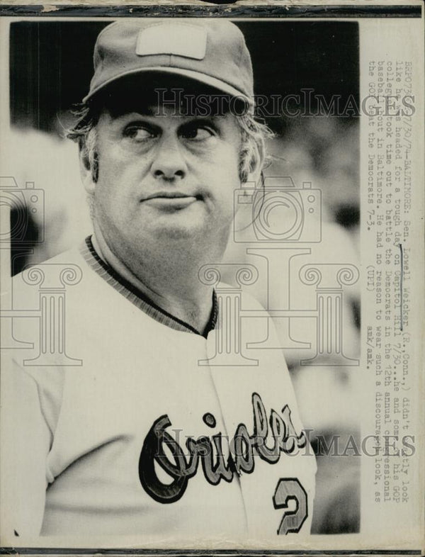 1974 Press Photo Sen Lowell Weicker - Rsl62445 - Historic Images