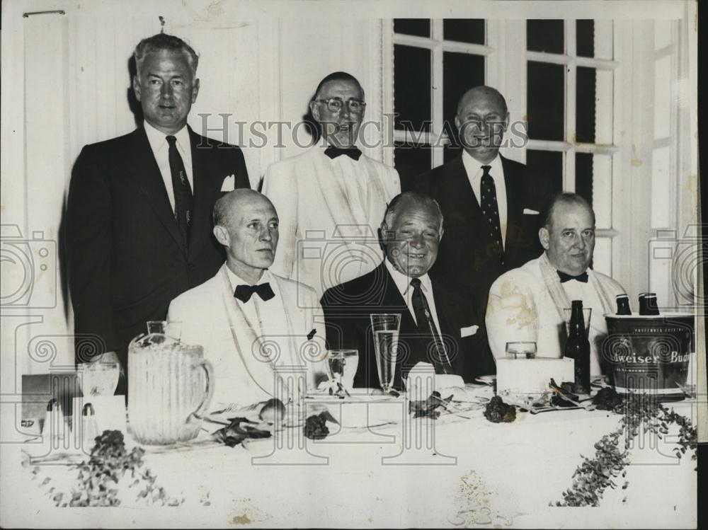 1953 Press Photo Caterers Assn, T Watson,J BArsi,K Marsh,R O&#39;Callaghan,Dickhaut - Historic Images