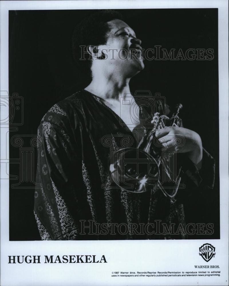 1987 Press Photo South African Musician Hugh Maskela - RSL79543 - Historic Images