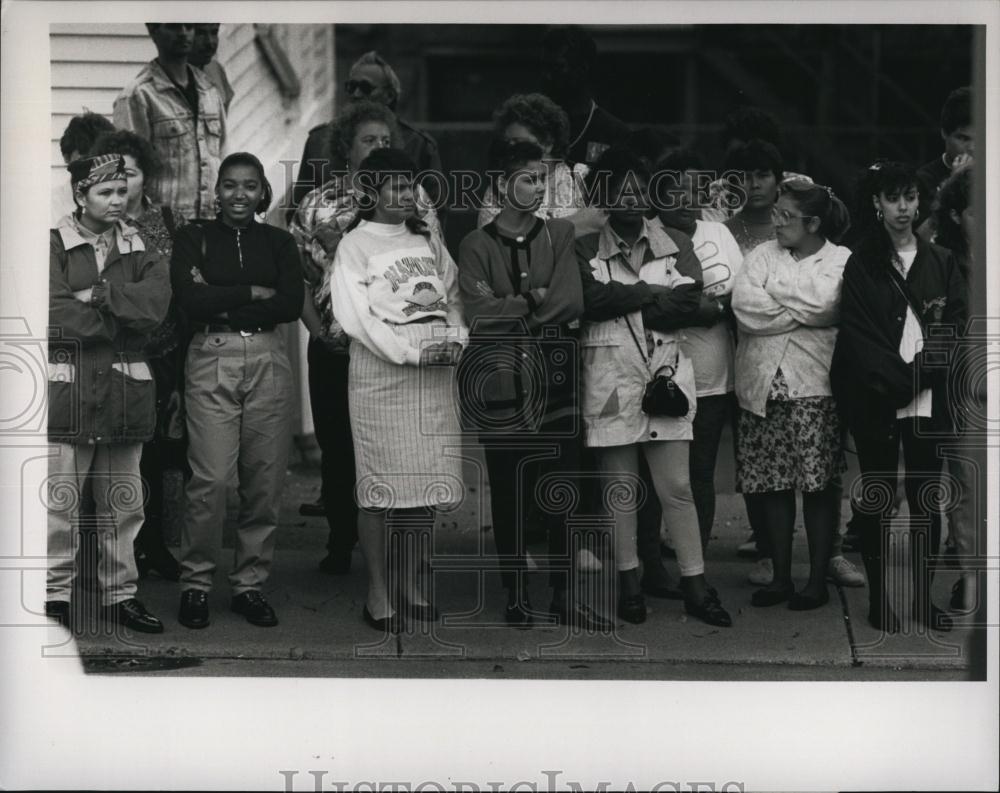 1992 Press Photo Ex priest James Porter at Bristol Superior court - RSL86437 - Historic Images
