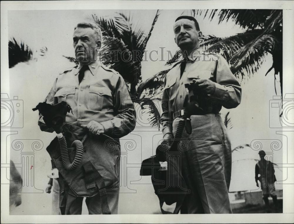 1939 Press Photo Brigadier General Edmund L Dalfy Commanding officer US Troops - Historic Images