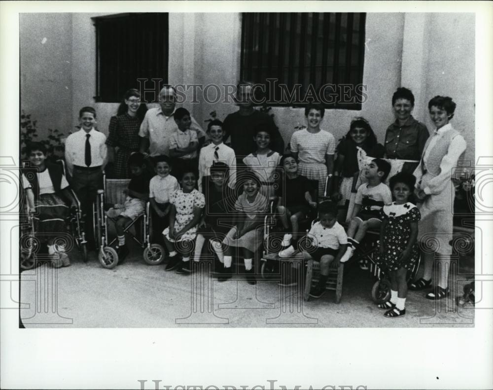 1990 Press Photo Christian Children's Home in Lebanon - RSL08055 - Historic Images