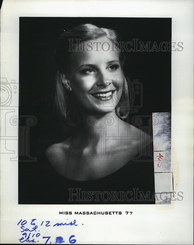 1977 Press Photo Miss Massachusetts Janice Avery Ould - RSL78403 - Historic Images