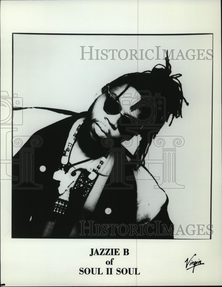 1989 Press Photo Jazzie B of Soul II Soul - RSL42433 - Historic Images