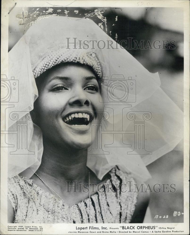 1960 Press Photo Marpessa Dawn in &quot;Black Orpheus&quot; - RSL02579 - Historic Images