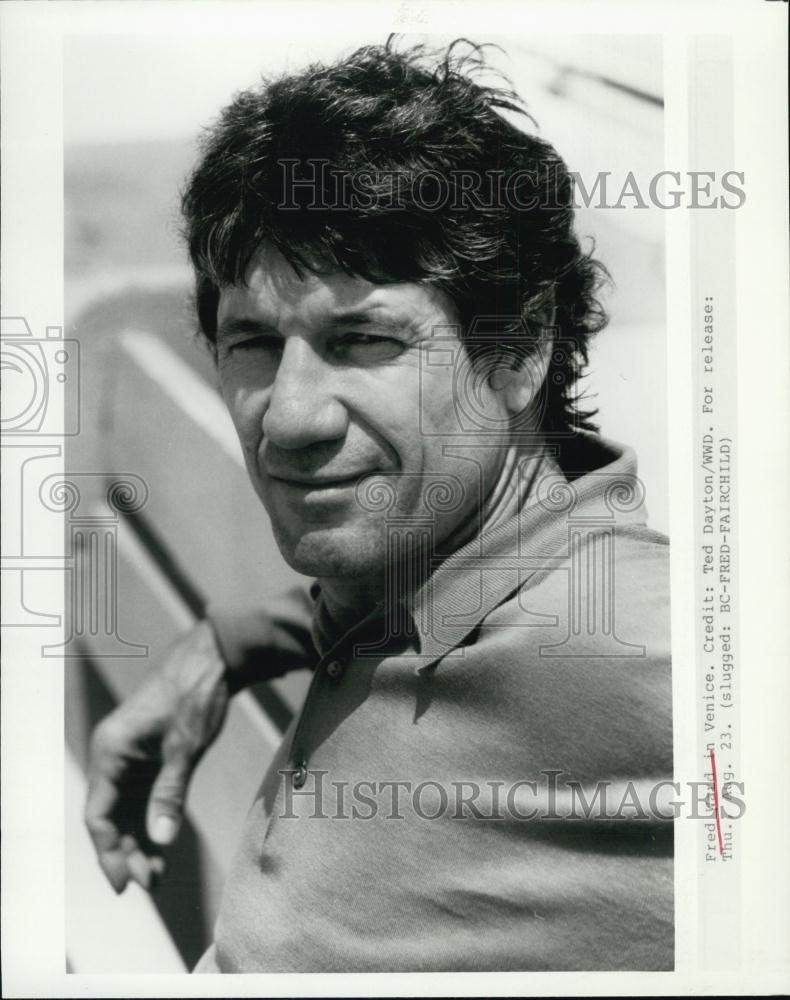 Press Photo American Actor, Fred Ward in Venice, Italy - RSL03375 - Historic Images