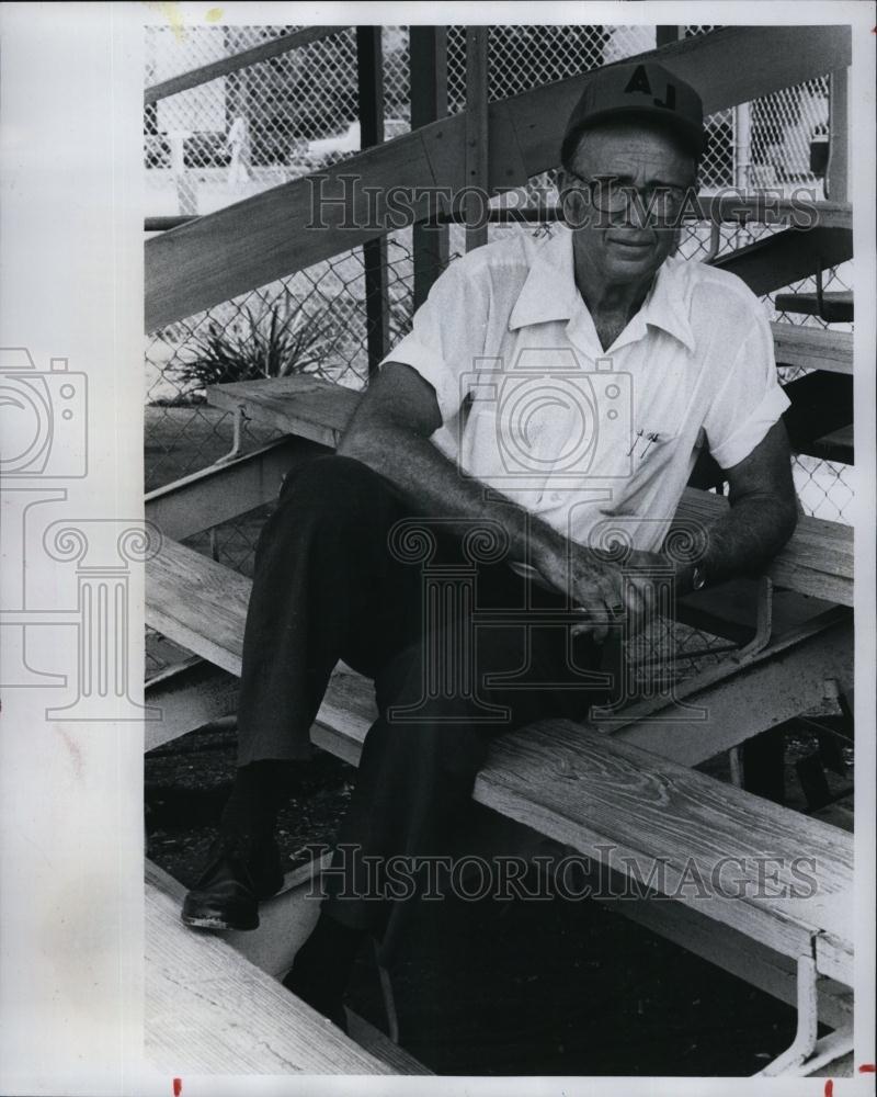1983 Press Photo Kay Jamison saves Gulfport, Fla Little League - RSL93137 - Historic Images