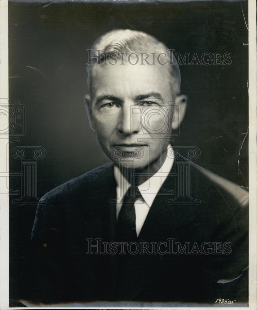 1954 Press Photo Donald Quarles President of Manufactures Association - Historic Images