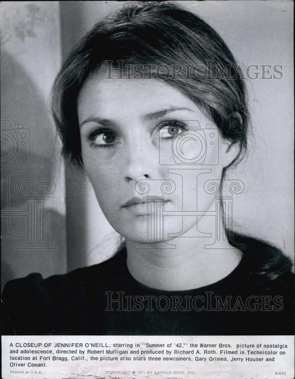 1971 Press Photo Actress Jennifer O'Neil In 