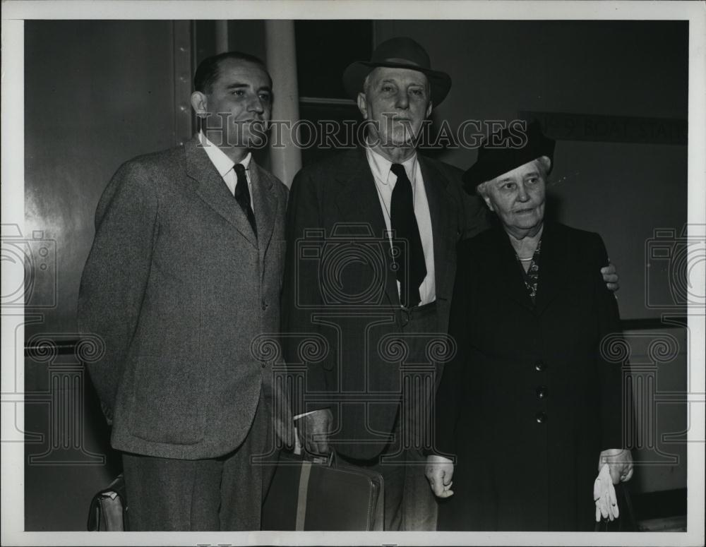 1949 Press Photo Count Carlos Sforza, Foreign Minister of Italy - RSL39583 - Historic Images