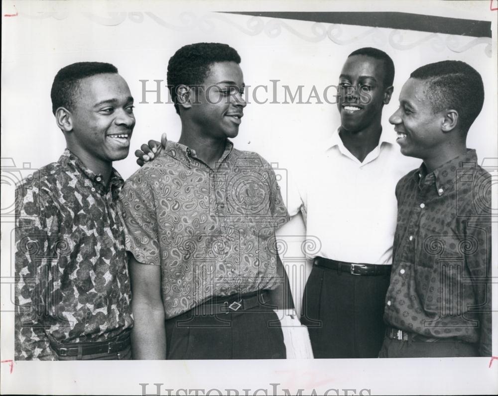 Press Photo Eugene Mathis, Eugene Monroe, James Williams and John Mayes - Historic Images