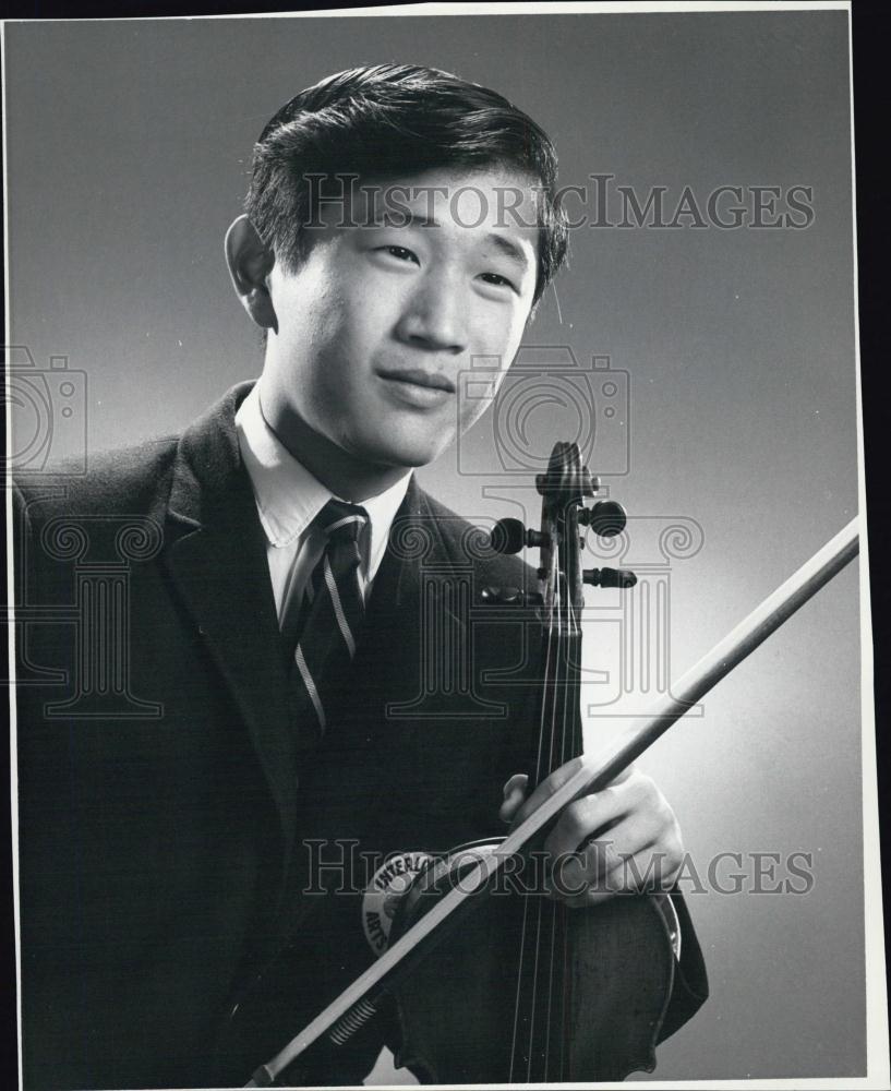 1967 Press Photo I-Fu Wang, Concertmaster, Interlochen Arts Academy Orchestra - Historic Images