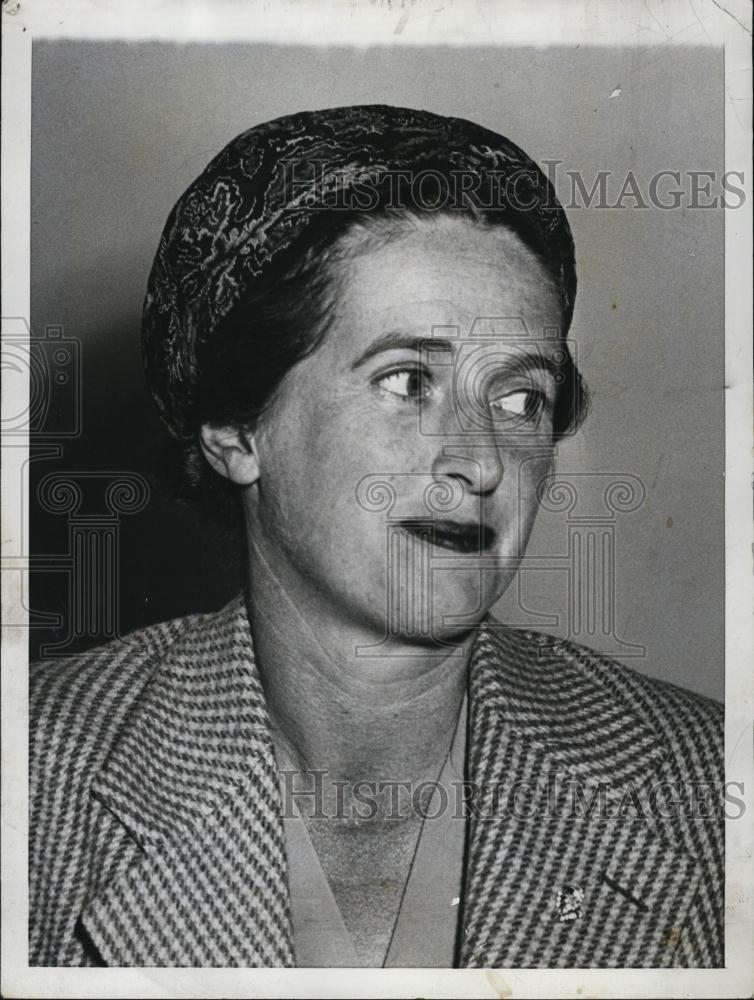 1944 Press Photo Mrs Frances Andrews Socialite Grand Jury - RSL47445 - Historic Images