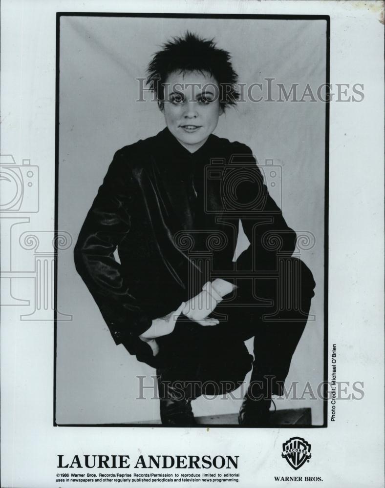 1986 Press Photo Musician Laurie Anderson - RSL47541 - Historic Images