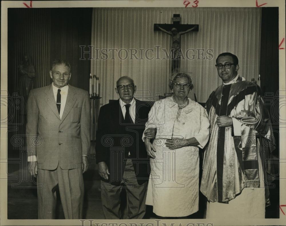 1966 Press Photo Alonzo and Elizabeth Williams,Remarried in their 50th Anniv - Historic Images