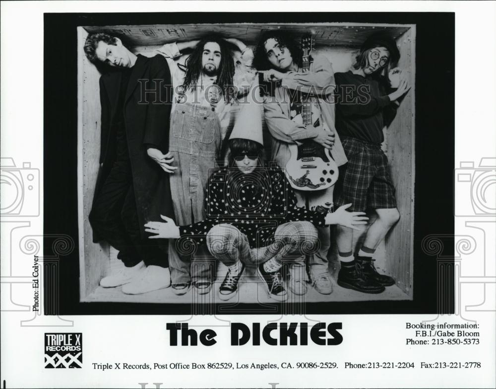 Press Photo Musical Group entertainers The Dickies recording artists - RSL07351 - Historic Images