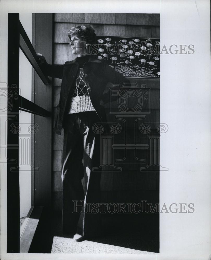 1974 Press Photo Mrs Ray Poruseau Carol Socialite St Pete - RSL94653 - Historic Images