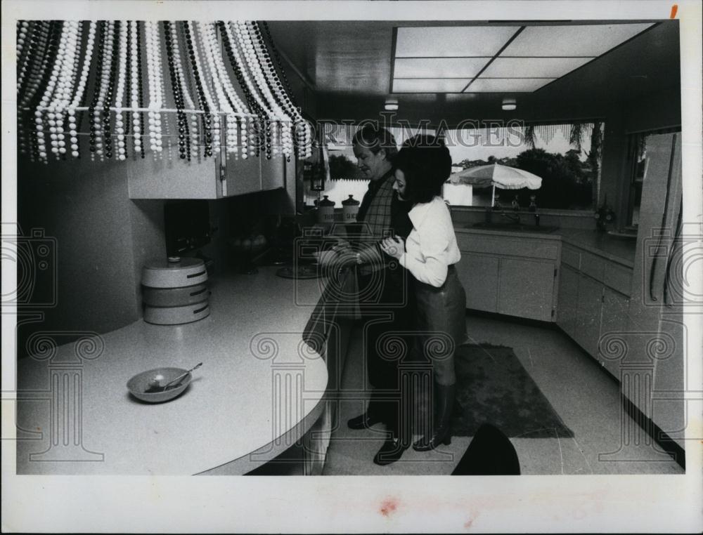 1971 Press Photo Wallace Varner Contemporary Kitchen, Interior Design - Historic Images