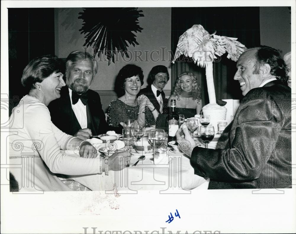 1980 Press Photo Fine Arts Society Florida Gulf Coast Art Center Banquet - Historic Images