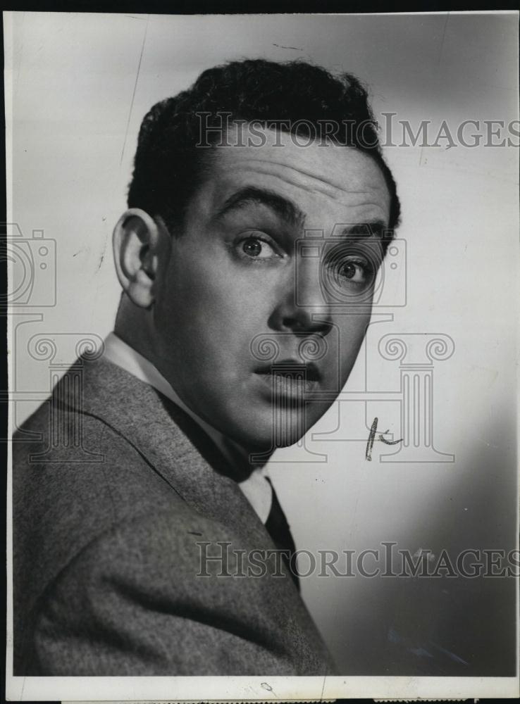 1950 Press Photo comedian Jack Carter in &quot;The Saturday Night Revenue&quot; - Historic Images