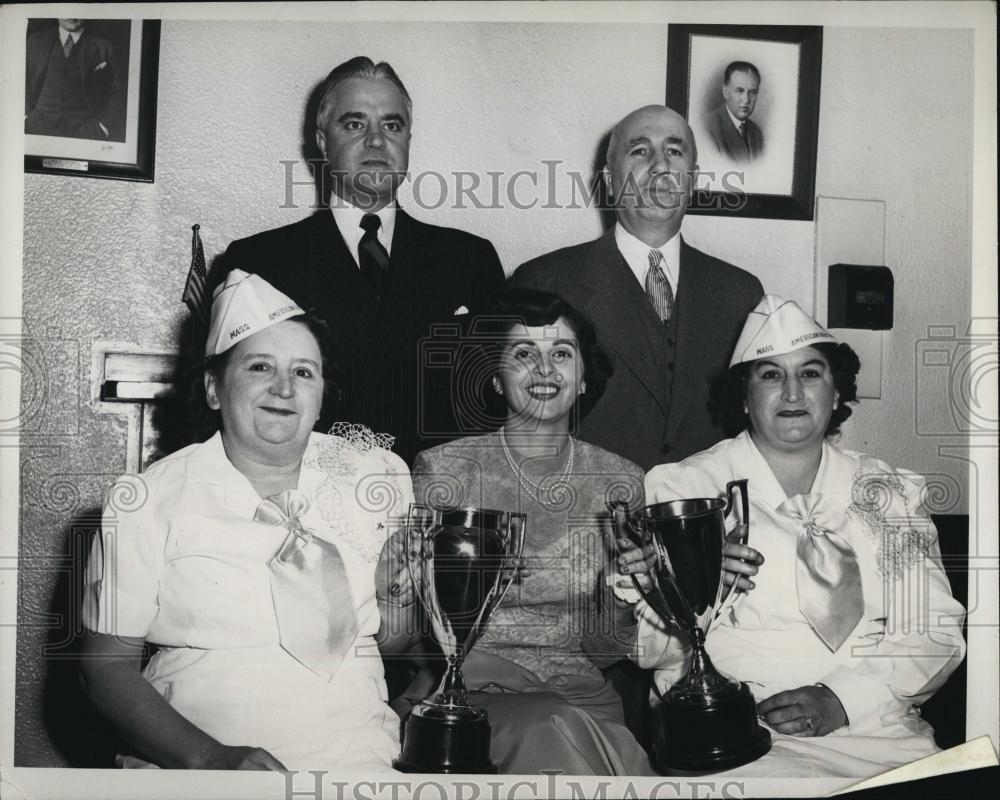 1949 Press Photo Costal Club of Cambridge Committee Members - RSL07949 - Historic Images