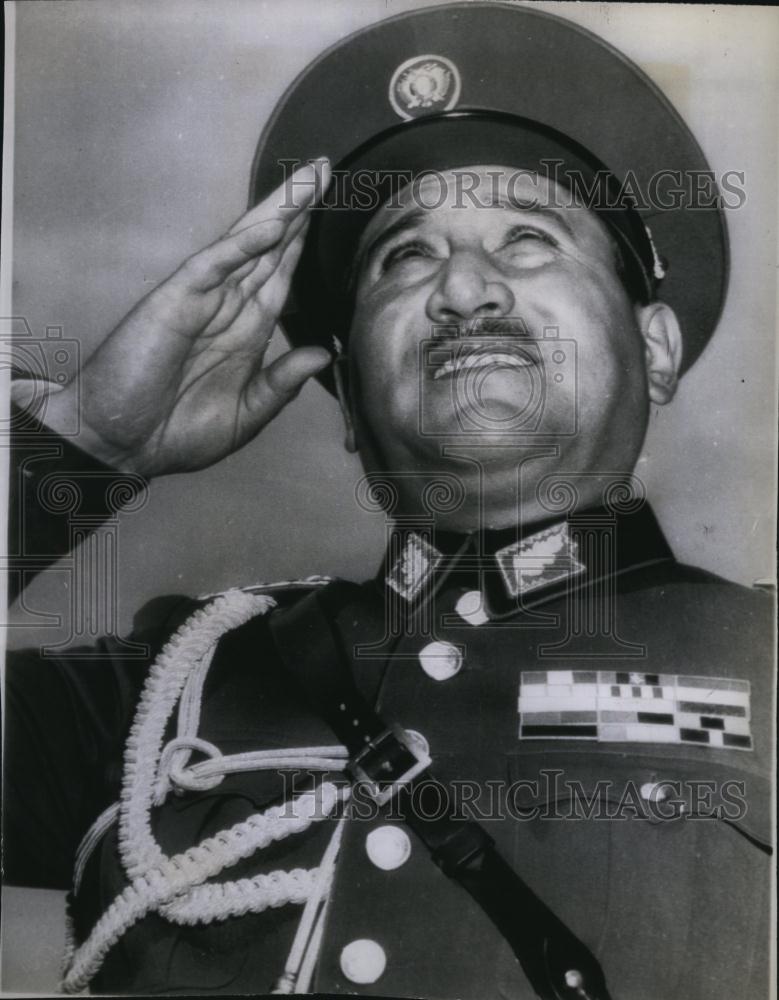 1943 Press Photo Gen Enrique Penaranda President Bolivia - RSL82849 - Historic Images