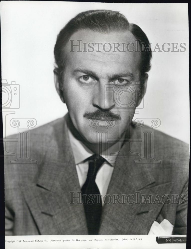 1946 Press Photo Howard Da Silva Actor Blue Dahlia Mystery Movie Film - Historic Images