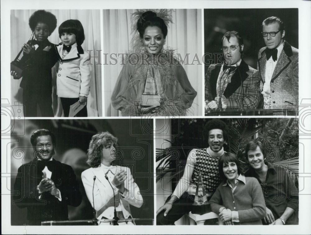 1982 Press Photo Rodney Allen Rippey &amp; Others On &quot;American Music Awards&quot; - Historic Images