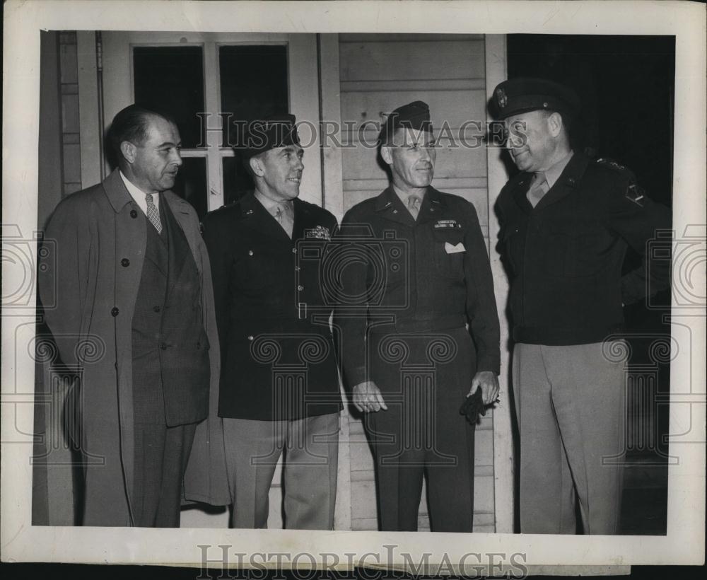 1948 Press Photo Maj Gen William Rose, Maj Gen William Harrison - RSL89157 - Historic Images
