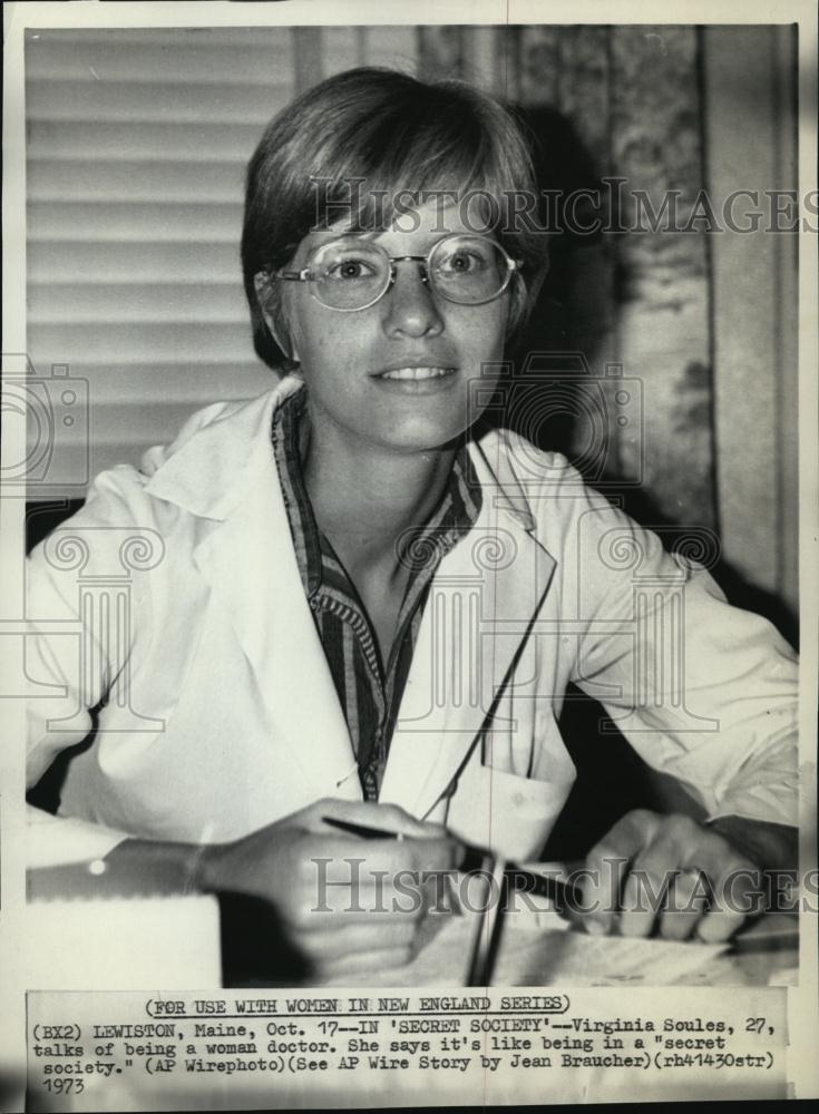 1973 Press Photo Dr Virginia Soules - RSL42429 - Historic Images