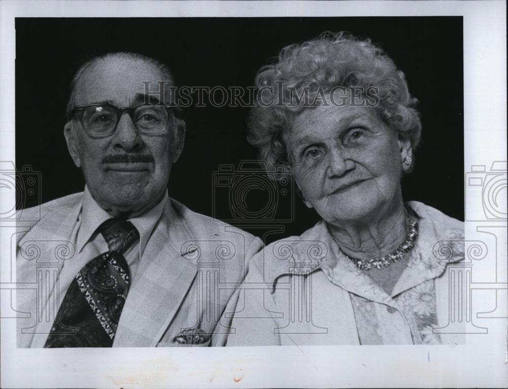 1984 Press Photo Rachel &amp; Ken Zeliff married for more than 50 years - RSL97511 - Historic Images