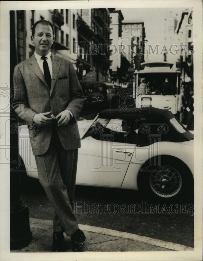 1960 Press Photo Herb Caen Author Only In San Fracisco - RSL92569 - Historic Images