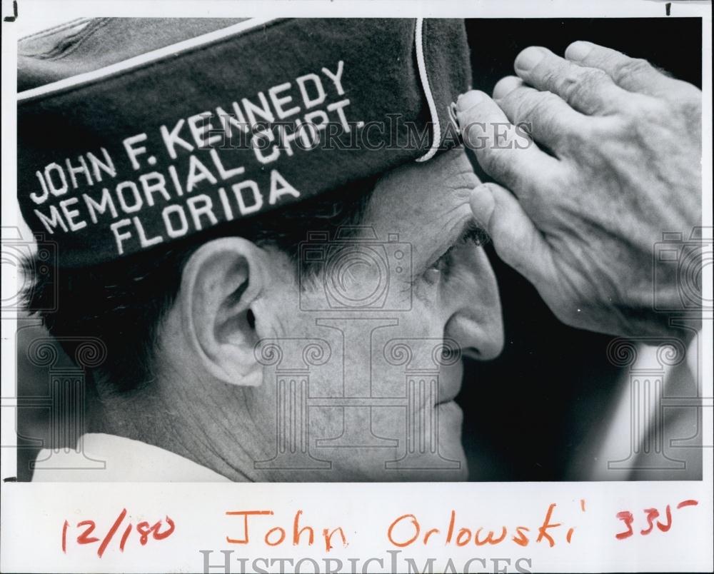 1980 Press Photo John Orlowski, Veteran - RSL66887 - Historic Images