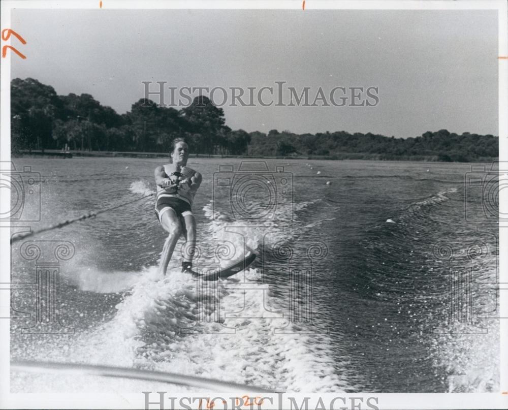 1976 Press Photo Bill Orsini, Competition Water Skier - RSL66911 - Historic Images