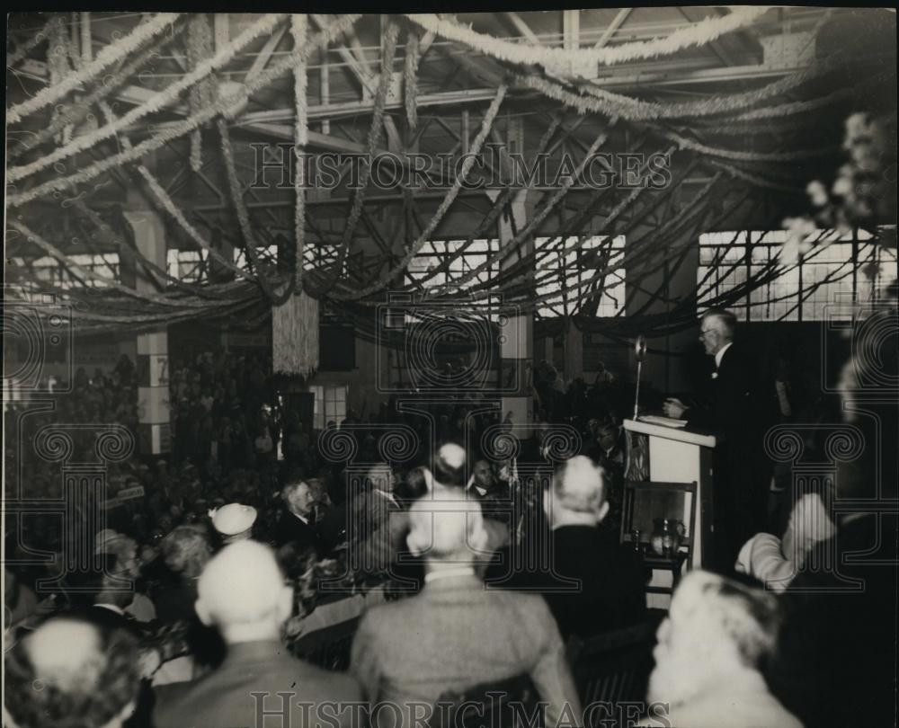 Press Photo Dr Francis Townsend at pension plan rally - RSL99247 - Historic Images