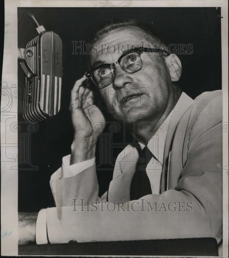 1954 Press Photo Dr Wilbur Lee Mahaney Jr School Teacher - RSL83627 - Historic Images