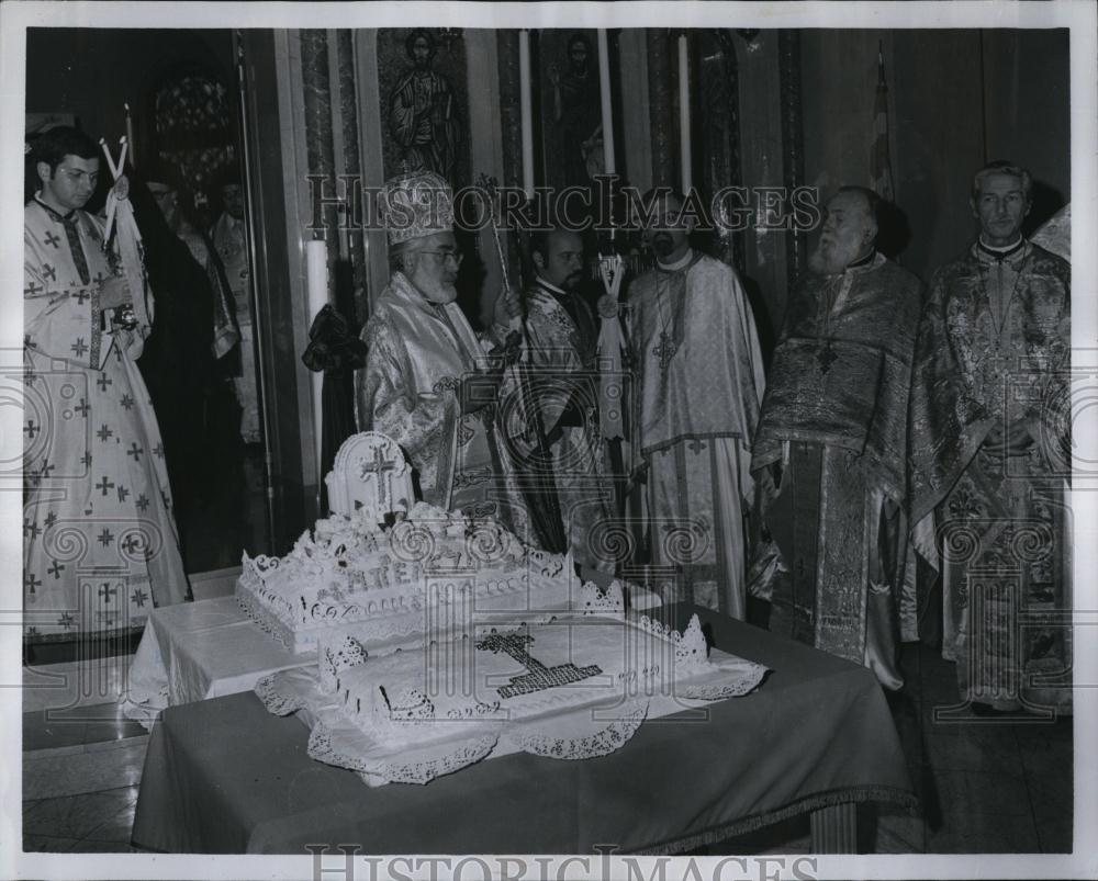 1972 Press Photo Eminence Archbishop Lakovos Green Orthodox Church - RSL86351 - Historic Images