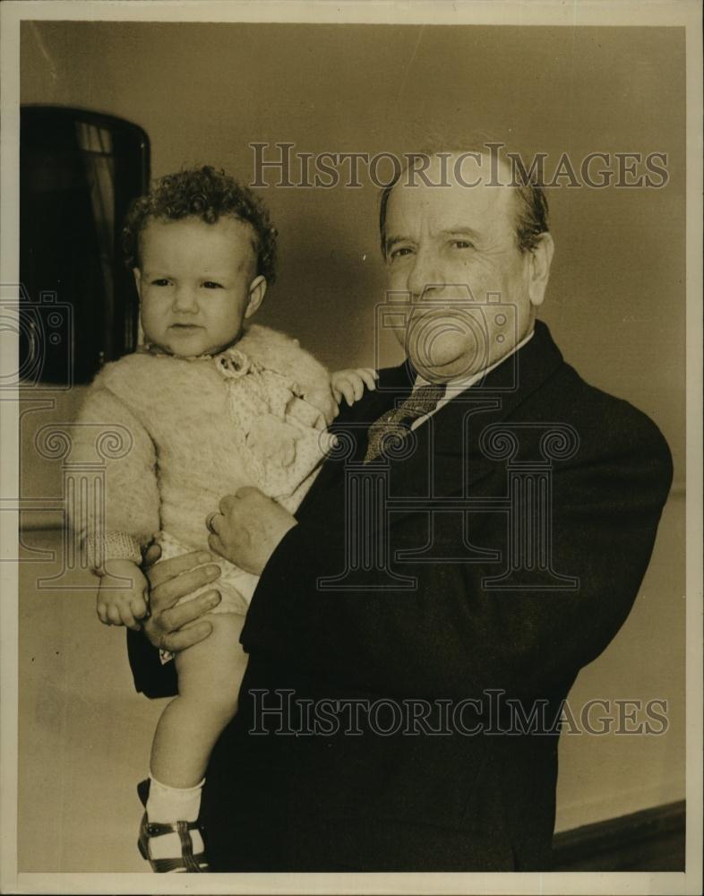 1939 Press Photo Ambassador From Chile To US Alberto Cabero Sr, Norma Cabera - Historic Images