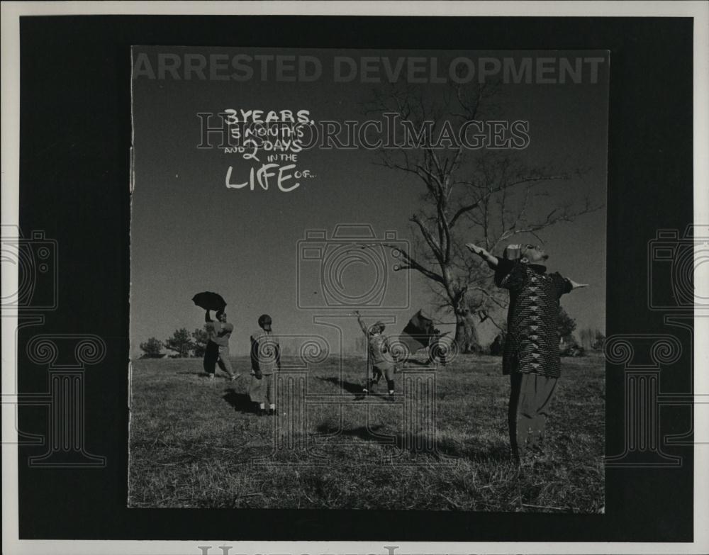 1992 Press Photo Album Cover Arrested Development 3 Years 5 Months and 2 Days - Historic Images