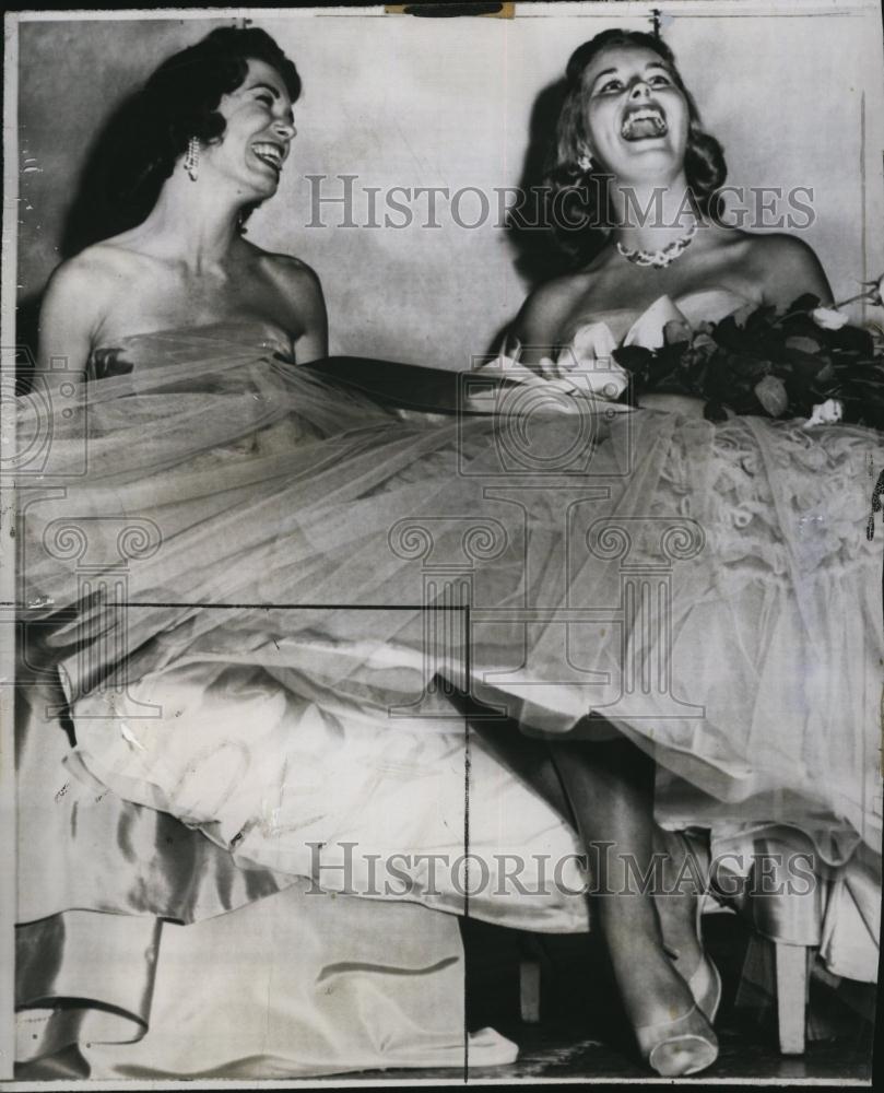 1957 Press Photo Christine Falkenberg, winner of Miss San Francisco contest - Historic Images