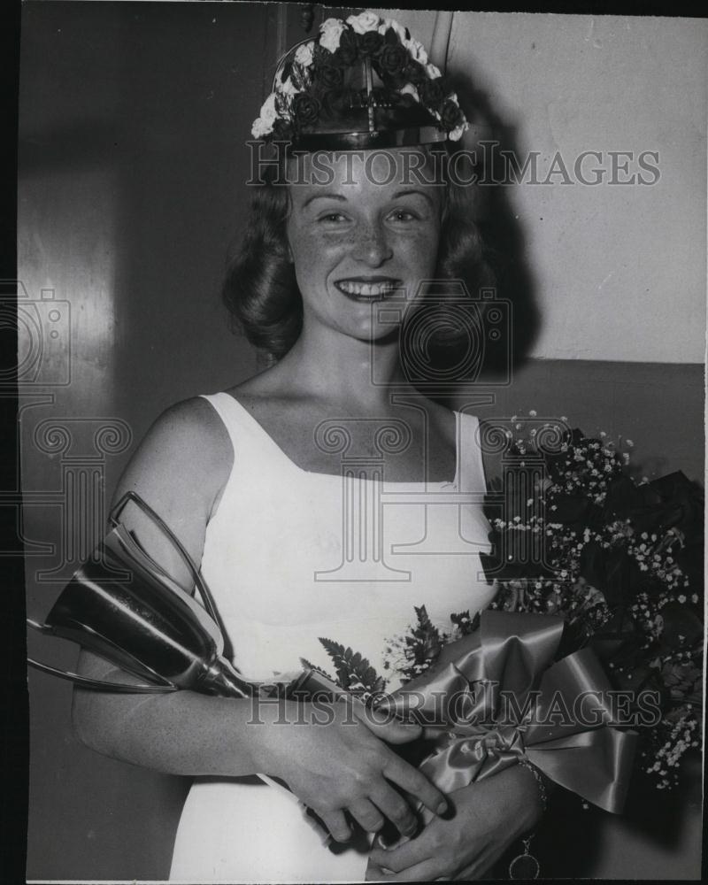 1957 Press Photo Marilyn &quot;Penny&quot; Weddall,Queen of the Disabled American Veterans - Historic Images