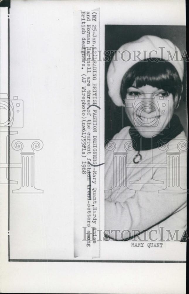 1968 Press Photo British Fashion Designer Mary Quant - RSL59649 - Historic Images