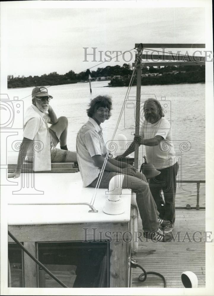 1979 Press Photo The Sailboat &quot;Anne Fritz&quot; Arrives At Tarpon Springs - RSL64109 - Historic Images