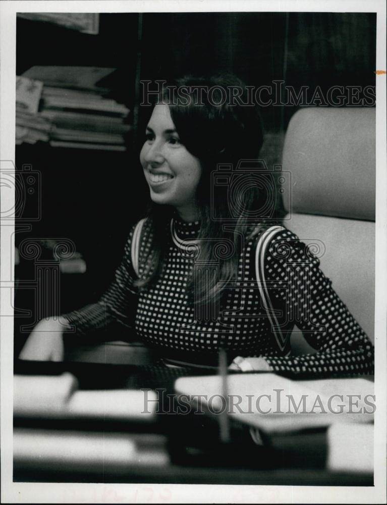 1973 Press Photo Alison Miller, President, Student Senate, University Of Florida - Historic Images