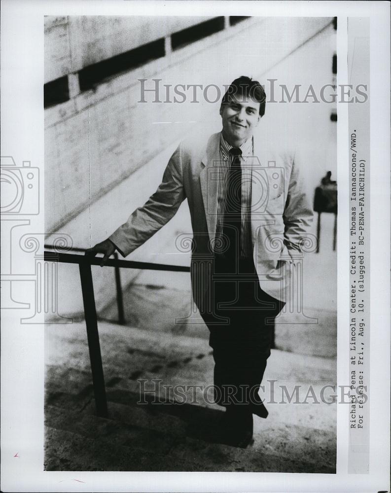 Press Photo Popular Musician Richard Pena At Lincoln Center - RSL81645 - Historic Images