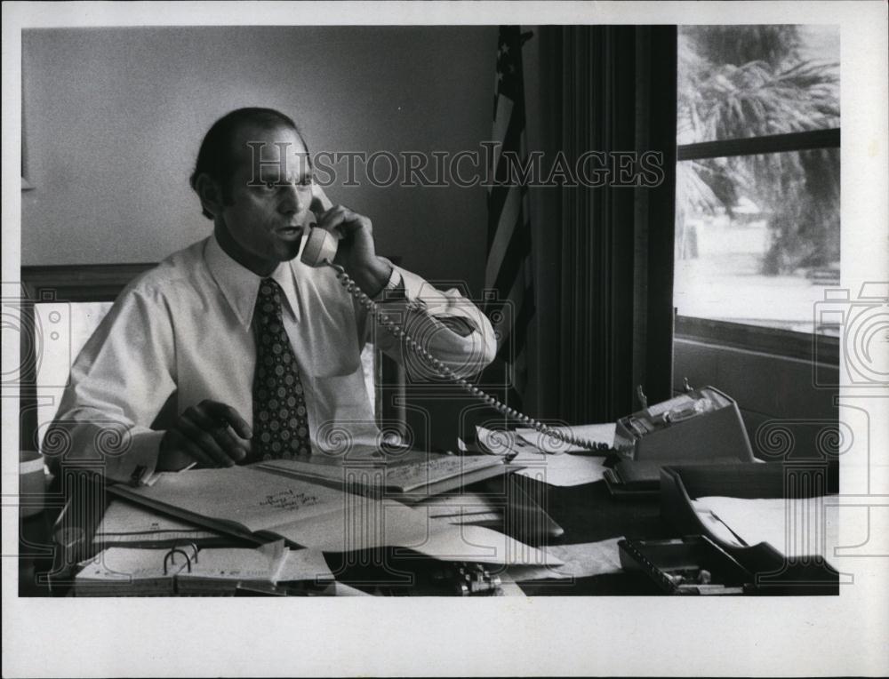 1972 Press Photo Charles Kennedy aide to Senator Lawton Chiles - RSL95833 - Historic Images