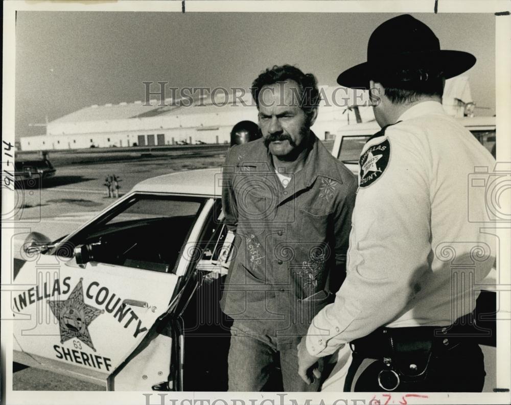 1978 Press Photo Wayne Dwight Campbell Arrested for Importing Marijuana - Historic Images