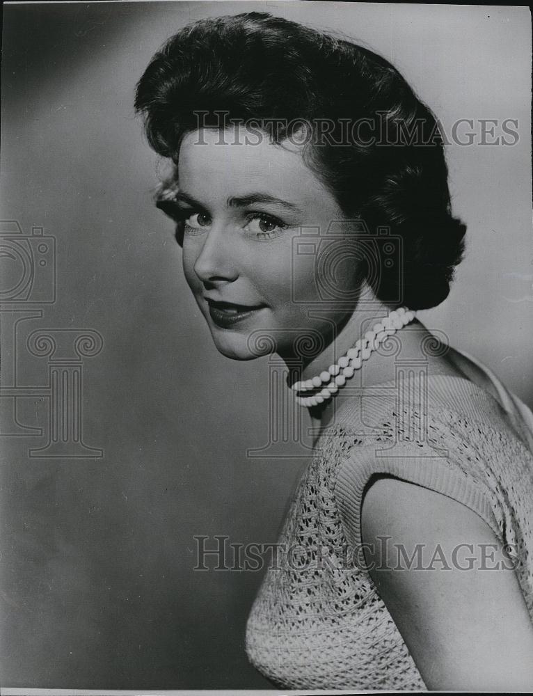 1958 Press Photo Lovely TV and movie actress Ann Stephens "Sabe at Sea" - Historic Images